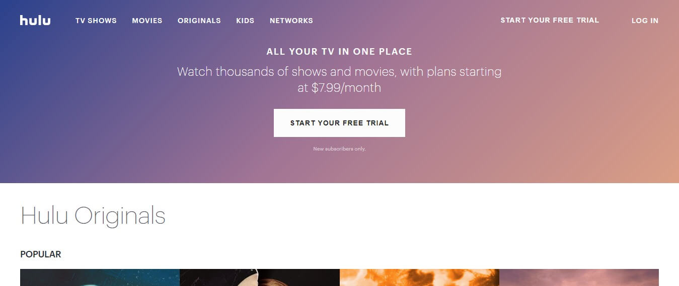 Hulu, best app like showbox